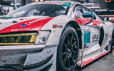 NTE Sport Races No. 42 Audi R8 GT3 in IMSA Rolex 24H